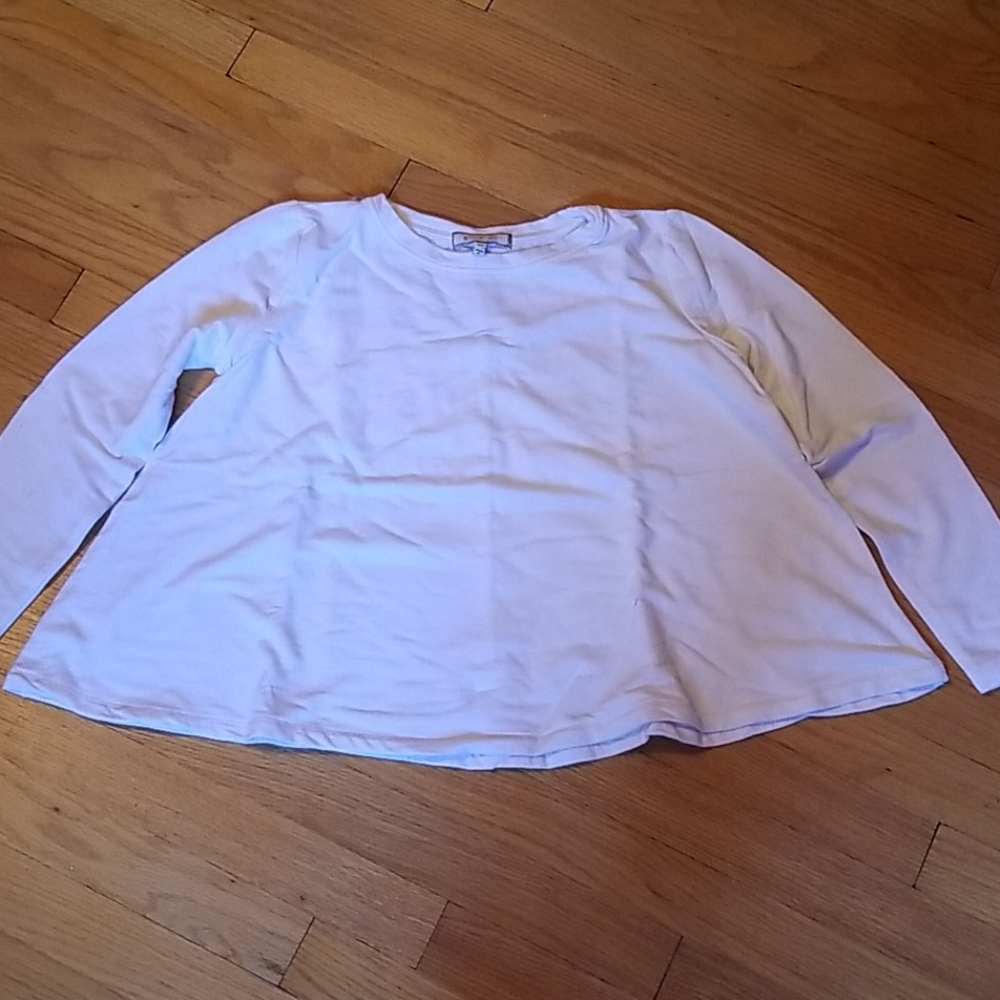 XS White Long Sleeved Tee